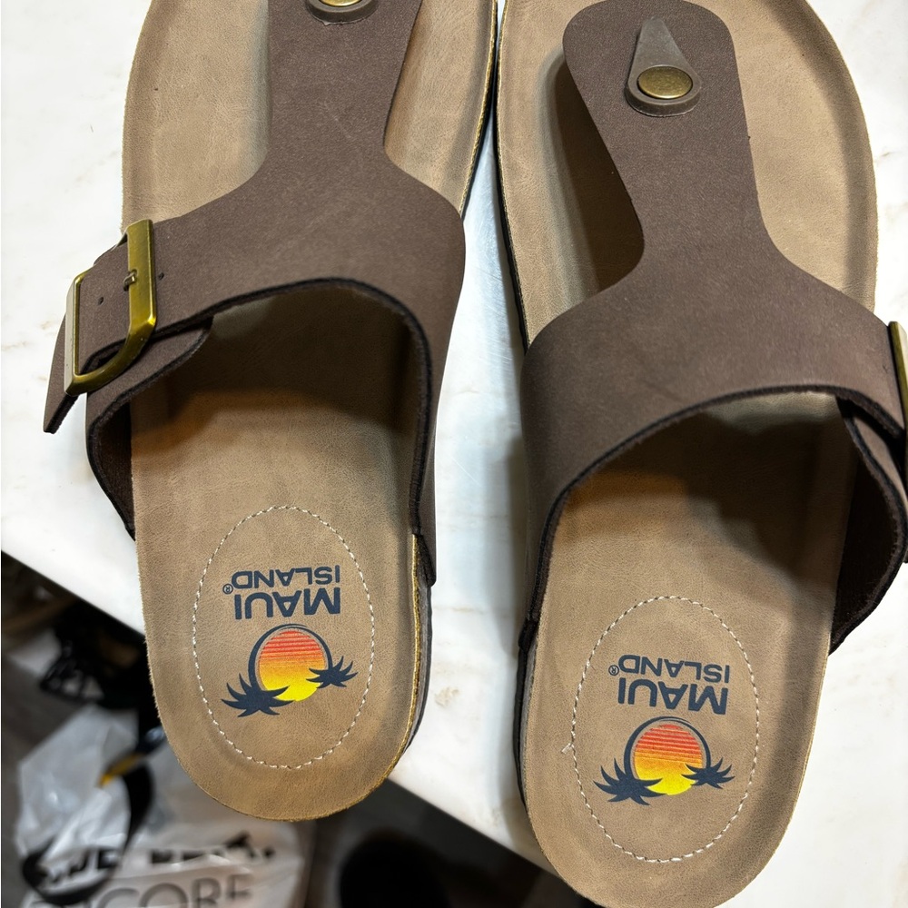 Maui Island Brown Sandals for Women
